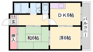明石駅 バス9分  吉田下車：停歩6分 2階の物件間取画像